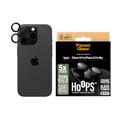 Protector ceramic pentru obiectivul camerei iPhone 16 Pro/16 Pro Max PanzerGlass Hoops - Negru