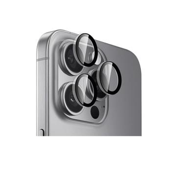 iPhone 16 Pro/16 Pro Max Puro Individual Camera Lens Tempered Glass - Protecție îmbunătățită a lentilei