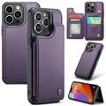 iPhone 16 Pro Caseme C22 Case RFID Card Wallet - Violet