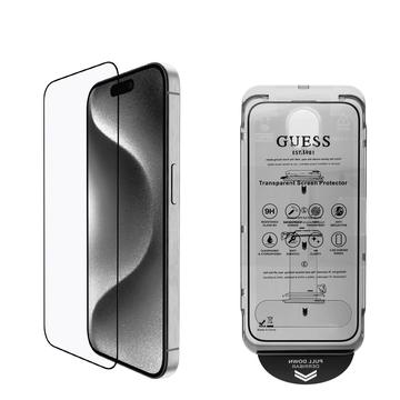 Protector de ecran din sticlă temperată iPhone 16 Pro Guess 2.5D - 9H - Marginea Neagră