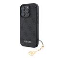 Husă Hibrid iPhone 16 Pro - Guess 4G Charms Collection - Gri