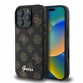 Husă iPhone 16 Pro Guess Peony Script - compatibilă cu MagSafe - Negru