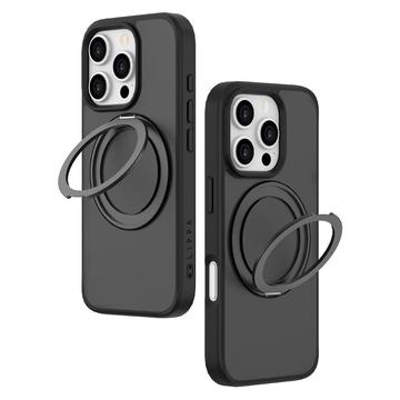 Husă rotativă 360 MagSafe iPhone 16 Pro Lippa - Negru