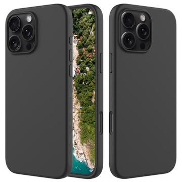 Husă Silicon iPhone 16 Pro - Liquid - Negru