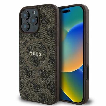 Husă inelară colorată Guess 4G iPhone 16 Pro Max - Compatibil MagSafe