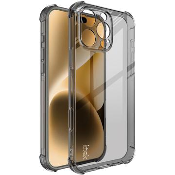 Husă TPU iPhone 16 Pro Max - Imak Drop-Proof - Transparent Negru