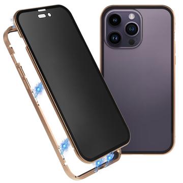 Husă Magnetică Sticlă Temperată iPhone 16 Pro Max - Confidențialitate