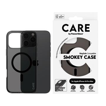 Husă PanzerGlass Care Smokey Urban Combat pentru iPhone 16 Pro Max - compatibil MagSafe - negru