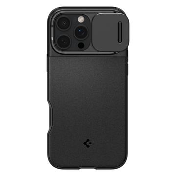 Husă iPhone 16 Pro Max - Spigen Optik Armor Mag - Negru