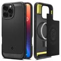 Husă TPU iPhone 16 Pro Max - Spigen Rugged Armor Mag - Negru