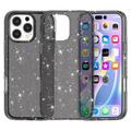 Husă Hibrid iPhone 16 Pro Max - Stylish Glitter - Negru