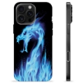 Husă TPU - iPhone 16 Pro Max - Dragon din Foc Albastru