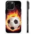 Husă TPU - iPhone 16 Pro Max - Fotbal în Flăcări