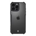 Husă cu colțuri întărite iPhone 16 Pro Max - Tactical Quantum Stealth - transparentă / neagră