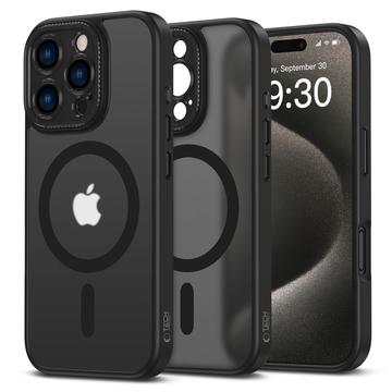 Husă iPhone 16 Pro Max Tech-Protect MagCam - compatibilă cu MagSafe - negru mat