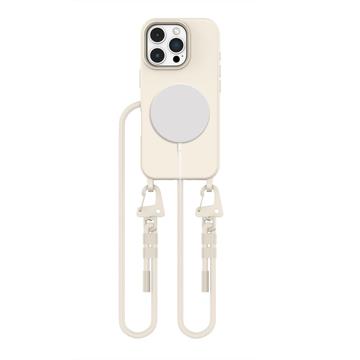 Husă Tech-Protect MagNecklace MagSafe pentru iPhone 16 Pro Max - Latte