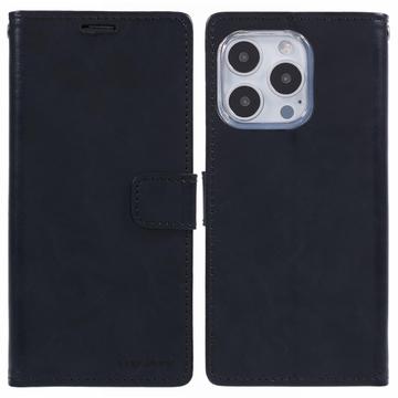 Husa portofel iPhone 16 Pro Mercury Goospery Blue Moon - Negru