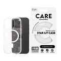 Husa PanzerGlass Care Star Lit pentru iPhone 16 Pro - compatibil MagSafe - alb