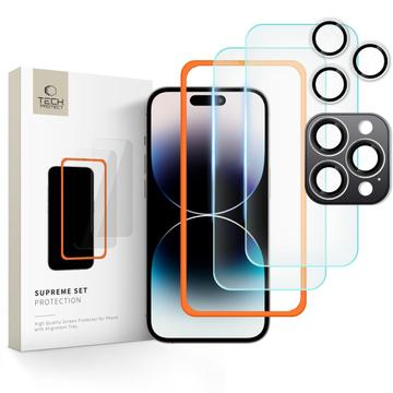 Set de protecție iPhone 16 Pro Tech-Protect Supreme - Clar