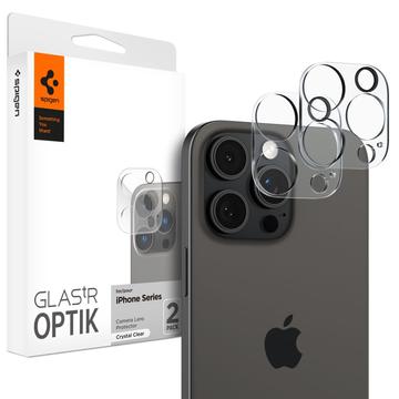 Protector Obiective Cameră iPhone 16 Pro/16 Pro Max Spigen Optik.tR - Clar