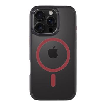 Husă MagSafe iPhone 16 Pro Tactical MagForce Hyperstealth 2.0 - negru / roșu