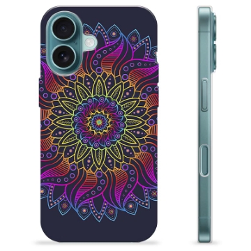 Husă TPU - iPhone 16 - Mandala Colorată