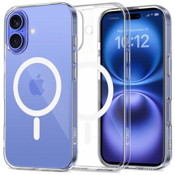 Husă TPU magnetică iPhone 16 Tech-Protect FlexAir - transparentă