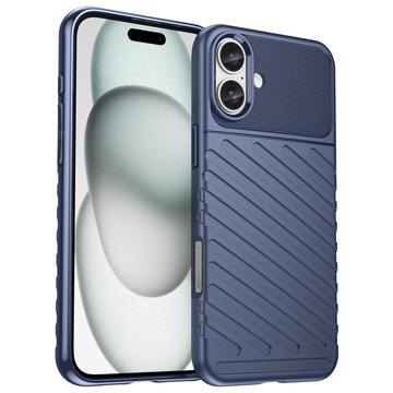 Husă TPU iPhone 16 - Seria Thunder - Albastru