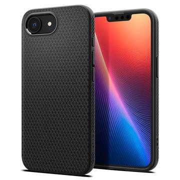 Husă TPU iPhone 16e - Spigen Liquid Air - Negru