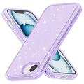 Husă Hibrid iPhone 16e - Stylish Glitter - Violet