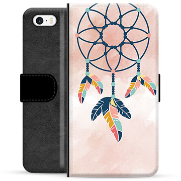 Husă Portofel Premium - iPhone 5/5S/SE - Dreamcatcher