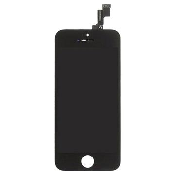 Ecran LCD pentru iPhone 5S - negru - grad A