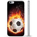 Husă TPU - iPhone 6 / 6S - Fotbal în Flăcări