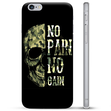 Husă TPU - iPhone 6 / 6S - No Pain, No Gain