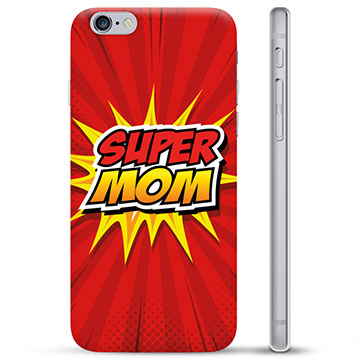 Husă TPU - iPhone 6 / 6S - Super Mom