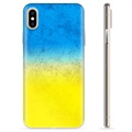 Steagul Ucrainei TPU husă -iPhone XS Max - Bicoloră