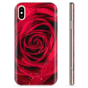 Husa TPU pentru iPhone XS Max - Trandafir