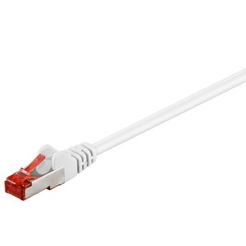 Cablu de Rețea RJ45 S/FTP CAT 6 Goobay - 1.5m - Alb