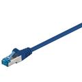 Cablu de Rețea RJ45 S/FTP CAT 6A Goobay - 0.25m - Albastru