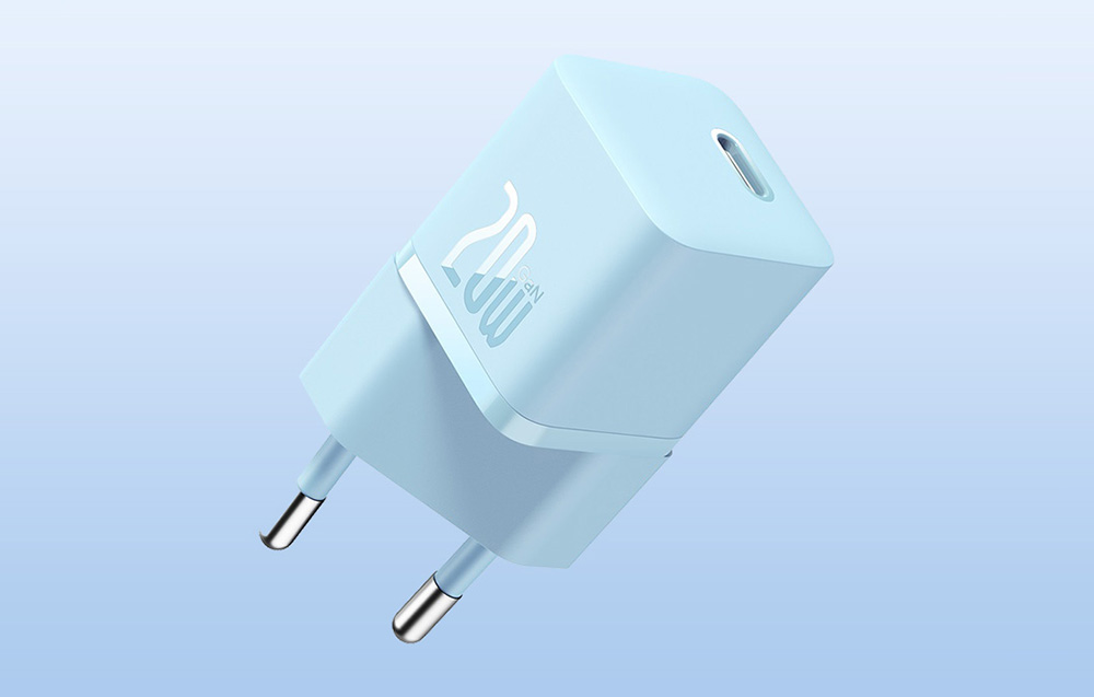 Baseus Mini GaN5 20W USB-C încărcător de perete - albastru