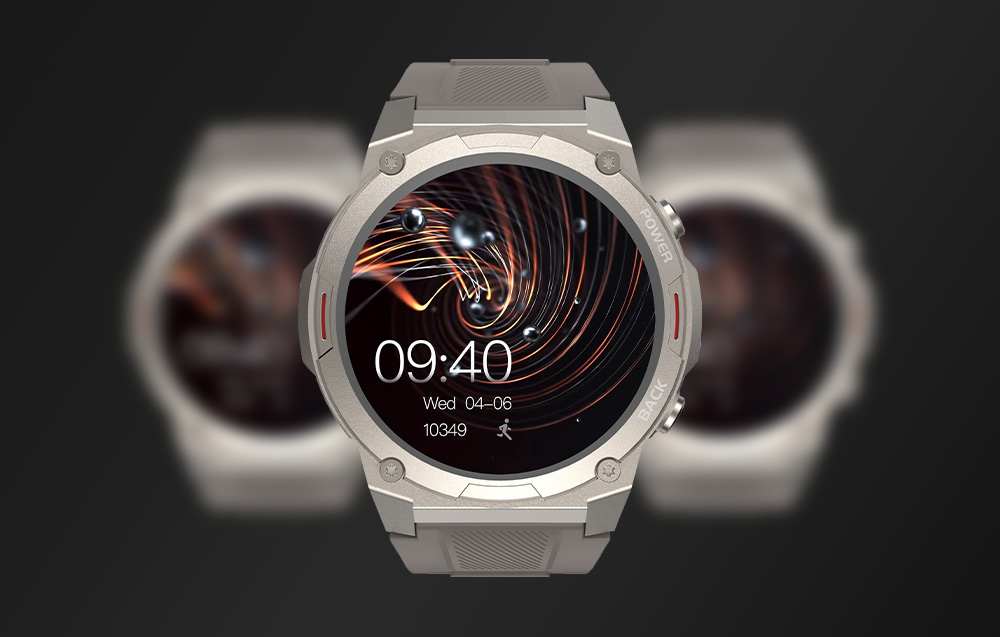 HiFuture FutureGo Mix2 SmartWatch - Bluetooth 5.3 - Gri