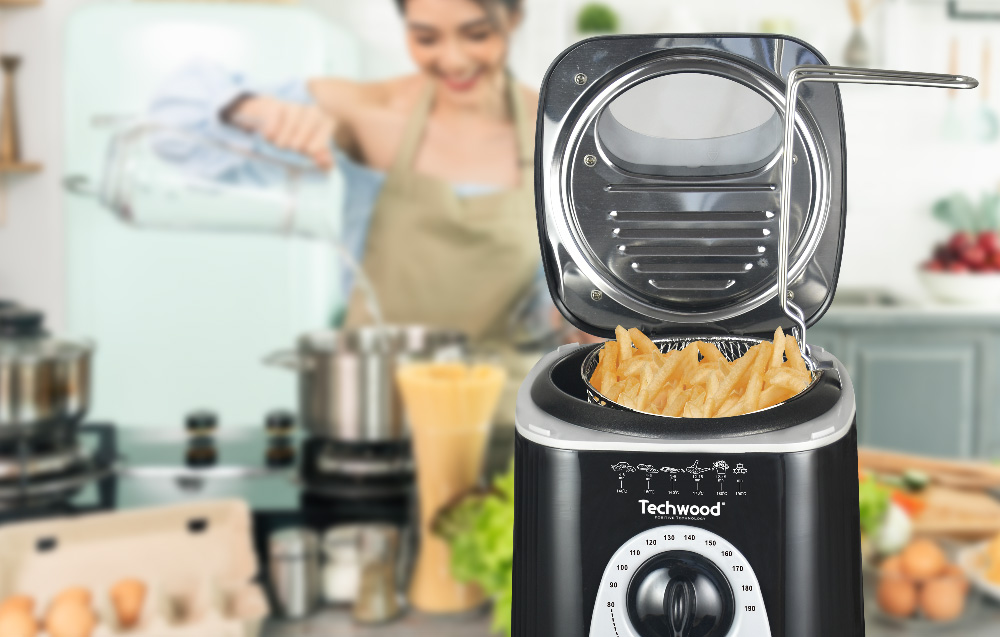 Techwood TFF-86 Frigider, fondue 2 în 1